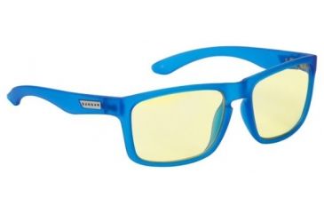 Image of Gunnar Optiks Crossover Intercept Sunglasses, Cobalt Frame, Amber Lens, INT-06401
