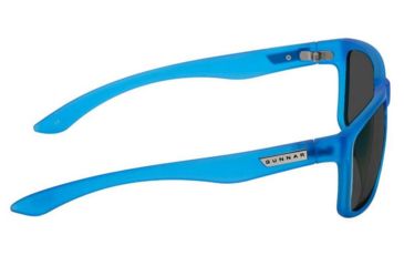 Image of Gunnar Optiks Crossover Intercept Sunglasses, Cobalt Frame, Grey Lens, INT-06407