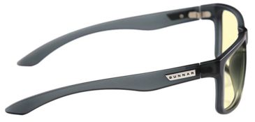 Image of Gunnar Optiks Intercept Nylon Polymer Sunglasses, Smoke Frame/Amber Lens INT-06701