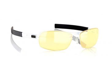 Image of Gunnar Optiks MLG Phantom Full Rim Advanced Video Gaming Glasses, Snow/Onyx Frame Finish, Snow/Onyx, Full Rim PHA-04201