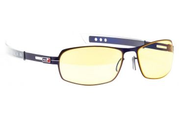 Image of Gunnar Optiks MLG Phantom Stainless Steel Sunglasses, Freeze Frame/Amber Lens PHA-06901