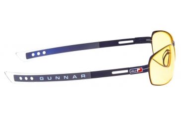 Image of Gunnar Optiks MLG Phantom Stainless Steel Sunglasses, Freeze Frame/Amber Lens PHA-06901