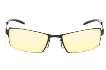 Image of Gunnar Optiks Office Sheadog Sunglasses, Onyx Frame, Amber Lens, G0005-C001