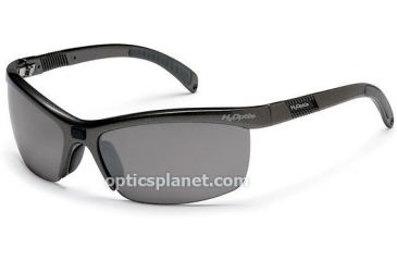 Image of H2Optix Tarpon Sunglasses Polarized Grey Gradient Silver Lens, Metallic Grey Frame H98400 by Bolle 50% OFF