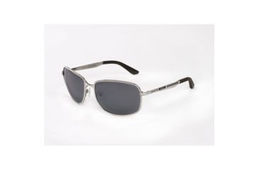 Image of Hang Ten Gold Airstreamer Sunglasses, Shiny Silver/Smoke Lens 4002415