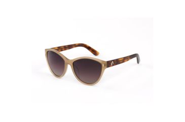 Image of Hang Ten Gold Carcharodon Sunglasses, Cream Demi/Gradient Brown Lens 4002431
