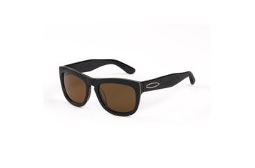 Image of Hang Ten Gold Papa He e Nalu Sunglasses, Black White Demi/Brown Lens 4002432