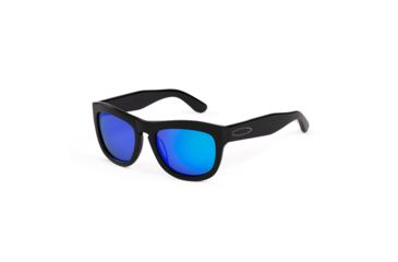 Image of Hang Ten Gold Papa He e Nalu Sunglasses, Shiny Black/Blue Mirror 4002433