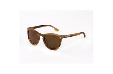 Image of Hang Ten Gold The Dandy Sunglasses, Brown Horn/Brown Lens 4002423
