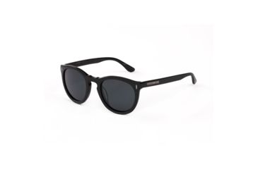 Image of Hang Ten Gold The Dandy Sunglasses, Metallic Black/Grey Lens 4002422