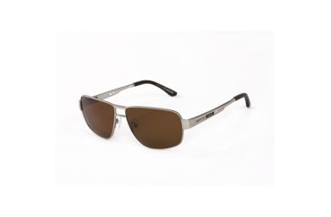 Image of Hang Ten Gold The Hamilton Sunglasses, Matte Silver/Brown Lens 4002437