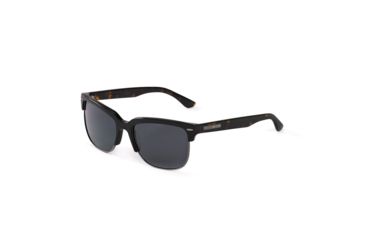 Image of Hang Ten Gold The LAX Sunglasses, Shiny Gun Black/Smoke Lens 4002401