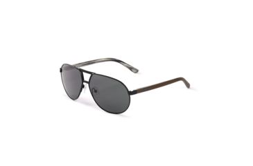 Image of Hang Ten Gold The VHS Sunglasses, Matte Black/Smoke Lens 4002412