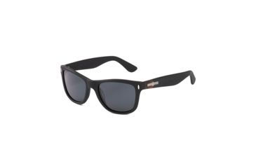 Image of Hang Ten Gold The Wavefarer Sunglasses, Black Wood/Smoke Lens 4002391