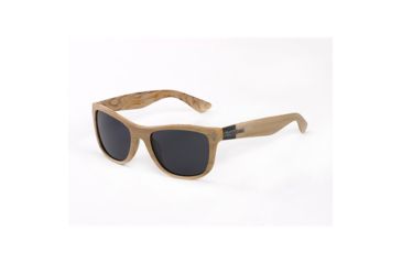 Image of Hang Ten Gold The Wavefarer Sunglasses, Pine Wood/Smoke Lens 4002392