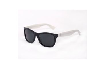 Image of Hang Ten Gold The Wavefarer3 Sunglasses, Shiny Blue, White/Smoke Lens 4002398
