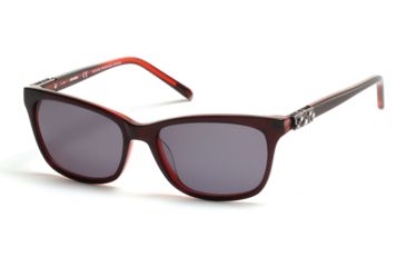 Image of Harley Davidson Eyewear HD0305X Sunglasses - Bordeaux Frame, Smoke Lenses, 54 mm Lens Diameter HD0305X5471A