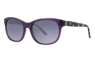 Image of Harley Davidson Eyewear HD0307X Sunglasses - Shiny Violet Frame, Smoke Lenses, 54 mm Lens Diameter HD0307X5481A