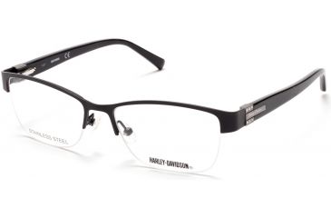 Image of Harley Davidson Eyewear HD0545 Eyeglass Frames - Matte Black Frame Color