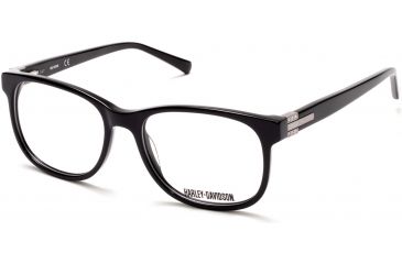 Image of Harley Davidson Eyewear HD0546 Eyeglass Frames - Shiny Black Frame Color, Shiny Black Lens Color