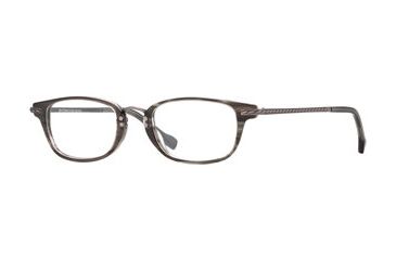 Image of Hickey Freeman HF Hampton SEHF HAMP00 Bifocal Prescription Eyeglasses - Grey Stripe SEHF HAMP005045 GY