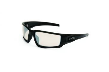 Image of Howard Leight Hypershock Safety Eyewear with Hardcoat lens coating, Black Frame, SCT-REFLECT 50 Lens, One size fits most R-02222