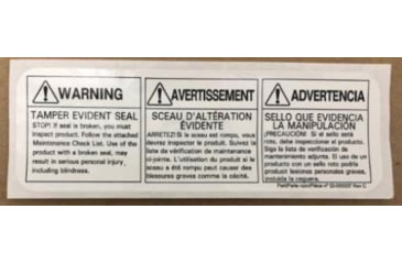 Image of Howard Leight Fendall Pure Flow 1000/ Fendall 2000 Tamper Seal, 32-001017-0000