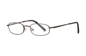 Image of HUMMER Eyegear HY Fuel Injection SEHY FUEL00 Single Vision Prescription Eyewear - Brown SEHY FUEL004635 BN
