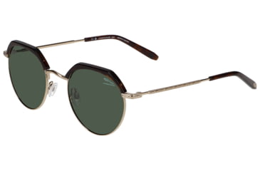 Image of Jaguar 37464 Sunglasses, Gold-Brown Frame, Polarized Lens, 51-22-145, JG37464516000