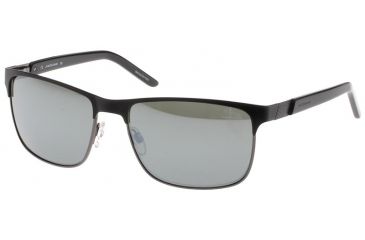 Image of Jaguar 37550 Sunglasses, Male, Black-Gunmetal/Nano Mirror Grey Lenses, 58-17-140 37550-420