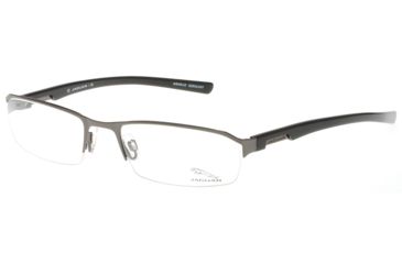 Image of Jaguar Eyeglasses 33513 with Lined Bifocal Rx Prescription Lenses, Select Frame Color Gunmetal-Black Frame