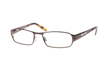 Image of Jaguar Titanium Eyeglasses 35017 with Rx Prescription Lenses, Select Frame Color Brown Frame