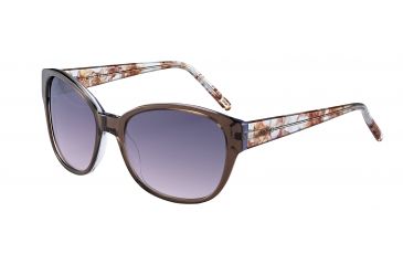 Image of Joop! 87174 Single Vision Prescription Sunglasses, Violet Frame, Grey Gradient Lens-87174-6726SV
