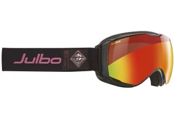 Image of JULBO Aerospace Ski Goggles,Black,Snow Tiger Lenses w/Multilayer Fire Flash, Large 74073145