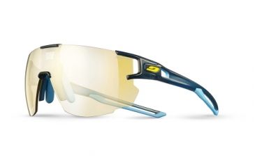 Image of Julbo Aerospeed Zebra Light Sunglasses, Dark Blue/Blue/Yellow J5023212