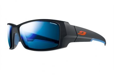 Image of Julbo Armor Sunglasses with Polarized 3CF Lenses, Matte Blue/Blue, Large J4929112