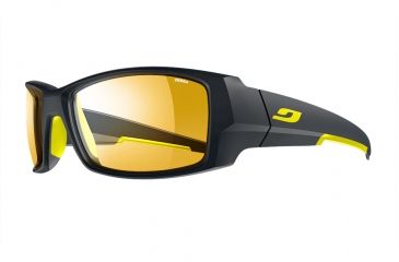 Image of Julbo Armor Sunglasses with Zebra Lenses, Matte Blue/Yellow, Large J4923112