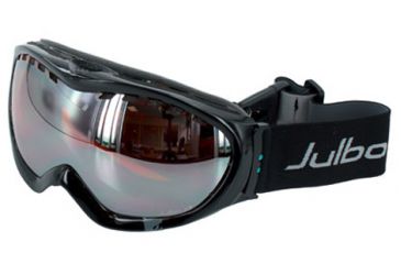 Image of Julbo Around Excel OTG Rx Insert Goggles - Black Frame, Silver Flash/Orange tint lens 79112140