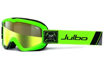 Image of Julbo Bang Mountain Bike Goggle,Green/Black Frame,Zebra Light Lens J72331164