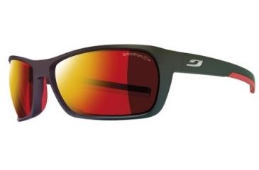 Image of Julbo Blast Sunglasses, Black/Red Frame w/Spectron 3CF Lenses 4711114