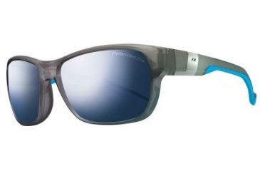 Image of Julbo Coast Sunglasses, Transparent Grey/Blue Frame w/Polarized 3+ Mlayer Blue Lenses 4729121