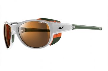 Image of Julbo Explorer 2.0 Progressive Prescription Sunglasses, White/Orange Frame, J4975011USPR