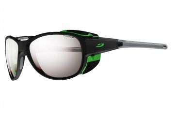 Image of Julbo Explorer 2.0 Sunglasses with Spectron 4 Lenses, Matt Gray/Green, Large J4971221