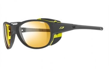 Image of Julbo Explorer 2.0 Sunglasses with Zebra Lenses, Matte Gray/Yellow, Large J4973121