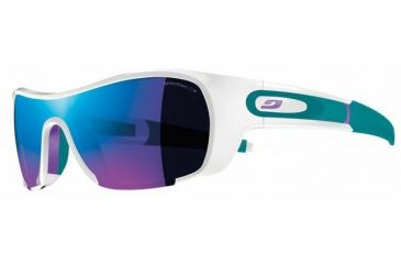 Image of Julbo Groovy Sunglasses, White w/ Spectron 3 Lenses And Blue Flash 4581111