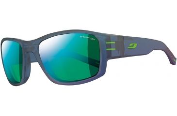 Image of Julbo Kaizer Sunglasses, Matte Blue/Green Frame Frame w/Spectron 3CF Lenses 4481136