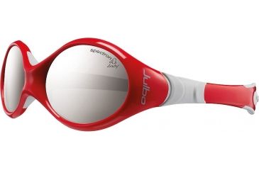 Image of Julbo Looping 1 Bifocal Prescription Sunglasses, Red / Grey Frame, Spectron 4 Baby Lens-J1892313CUSBI