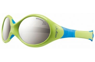 Image of Julbo Looping 2 Kids Sunglasses, Lime/Blue  w/ Spectron 4 Baby Lenses 3322316C