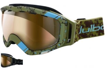 Image of Julbo Orbiter Rx Insert Goggles - Black/Grey Frame, Zebra Lens 72031141