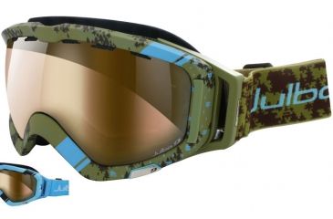 Image of Julbo Orbiter Rx Insert Goggles - Blue Frame, Zebra Lens 72031121